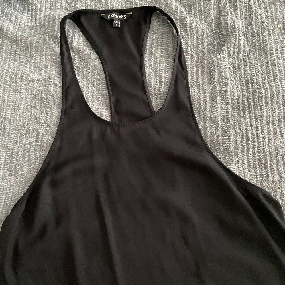 Black tank top